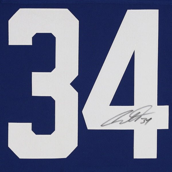Auston Matthews Toronto Maple Leafs Autographed Fanatics Authentic adidas 2022 - 23 Reverse Retro Authentic Jersey - The Ballers Bank