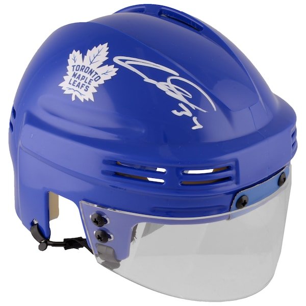 Auston Matthews Toronto Maple Leafs Fanatics Authentic Autographed Blue Mini Helmet - The Ballers Bank