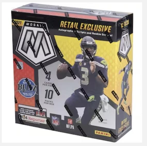 2021 Panini Mosaic Football Mega Trading Cards