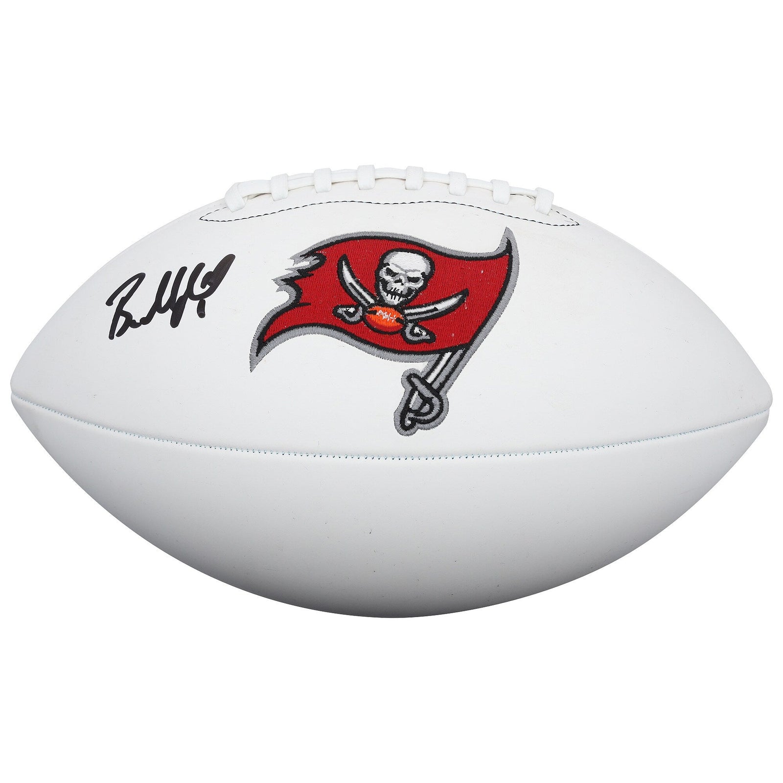Baker Mayfield Tampa Bay Buccaneers Autographed Fanatics Authentic Wilson White Panel Football - The Ballers Bank