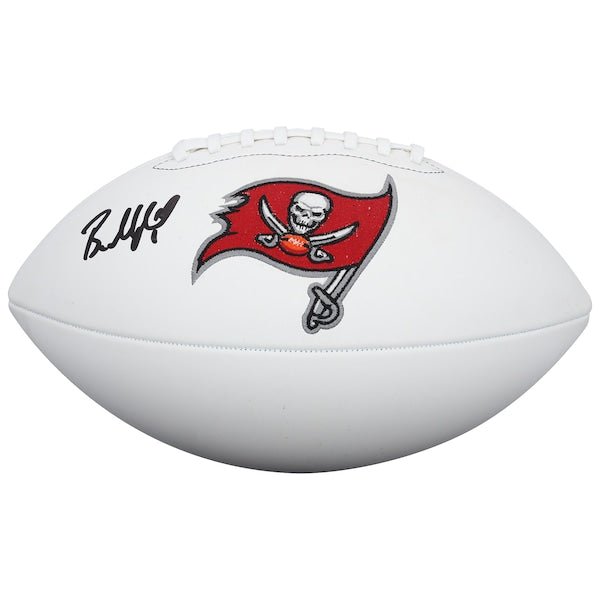 Baker Mayfield Tampa Bay Buccaneers Autographed Fanatics Authentic Wilson White Panel Football - The Ballers Bank