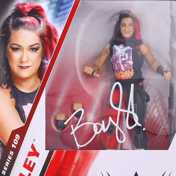 Bayley WWE Autographed Fanatics Authentic Mattel Elite Collection Series 109 Action Figure - The Ballers Bank
