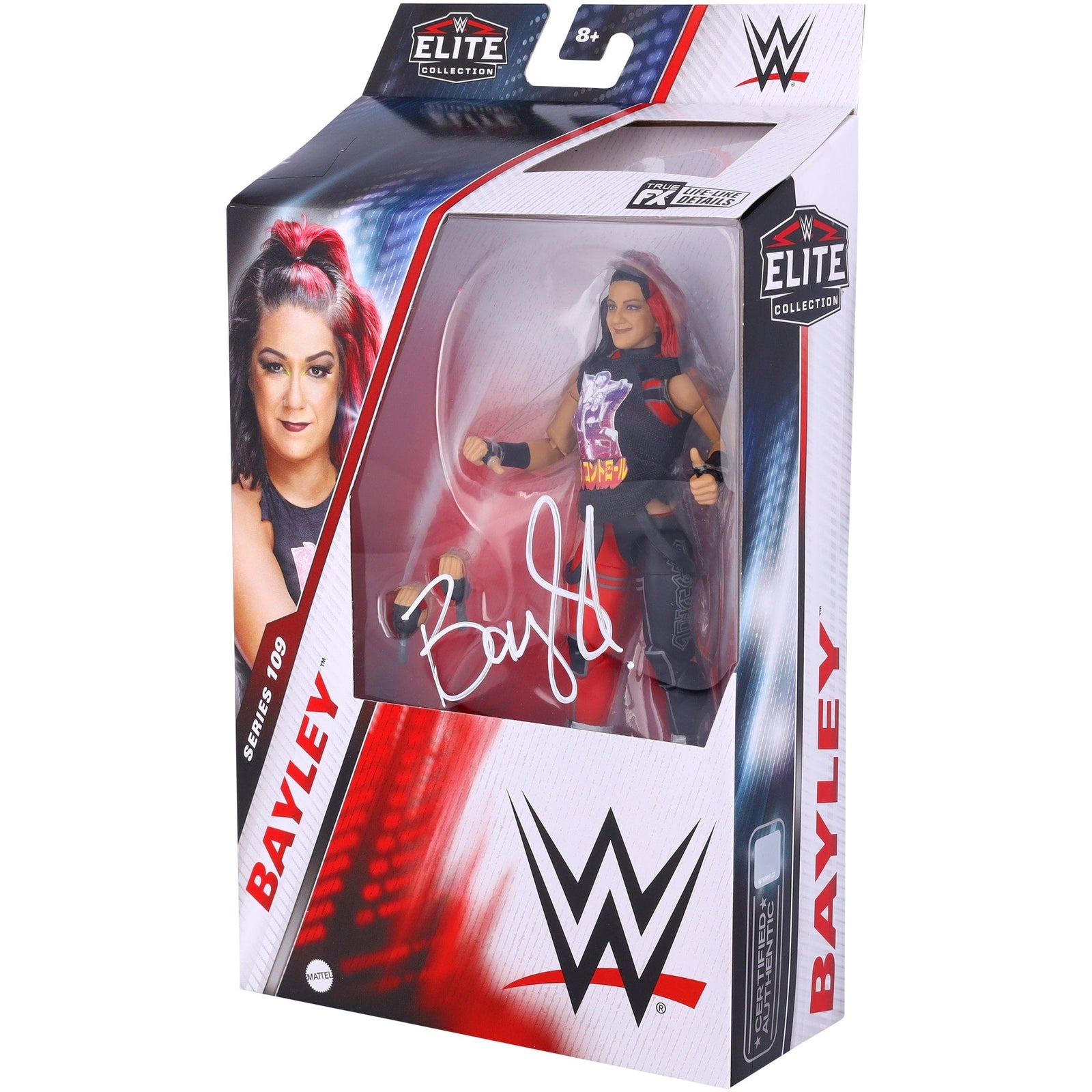 Bayley WWE Autographed Fanatics Authentic Mattel Elite Collection Series 109 Action Figure - The Ballers Bank