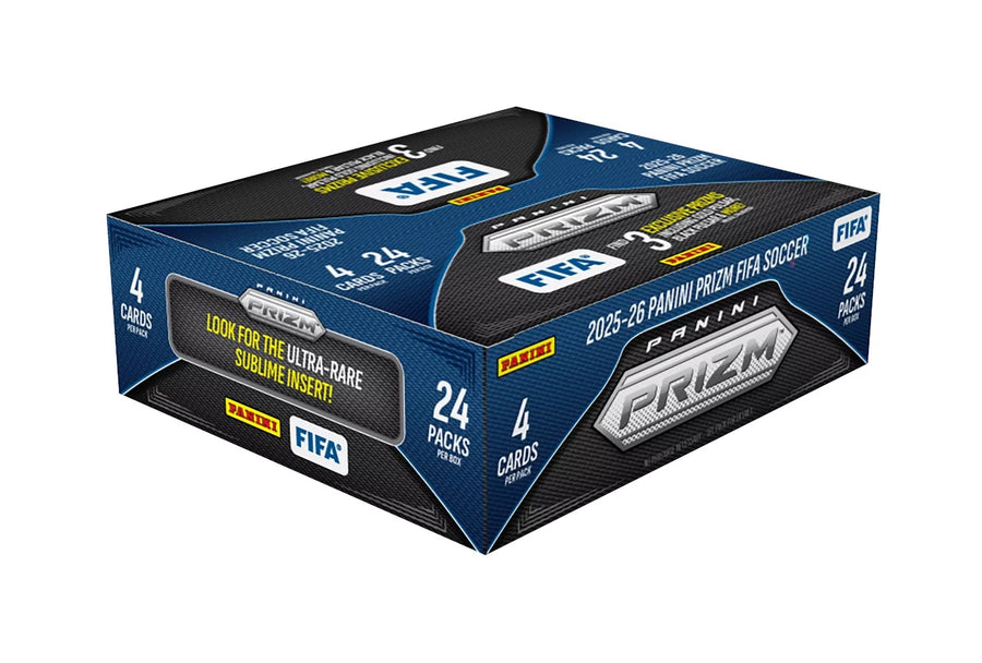 2025-26 Panini Prizm FIFA Soccer Retail 20 Box Case (Ships Sealed Only) - B