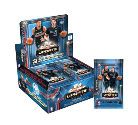 2025-26 Topps Chrome Update Series Basketball Jumbo 8 Box Case (Ships Sealed Only) - B