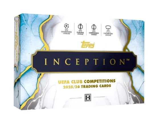 2025-26 Topps UEFA Club Competitions Inception Soccer Hobby 8 Box Case (Ships Sealed Only) - B
