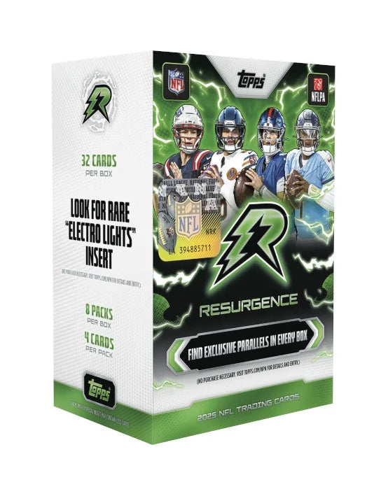 2025 Topps Resurgence Football Blaster 40 Box Case (Ships Sealed Only) - B