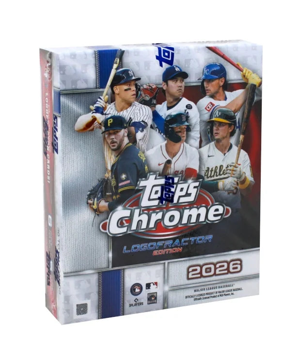 2026 Topps Chrome Baseball Logofractor Edition | 20 Box Case (Ships Sealed Only)