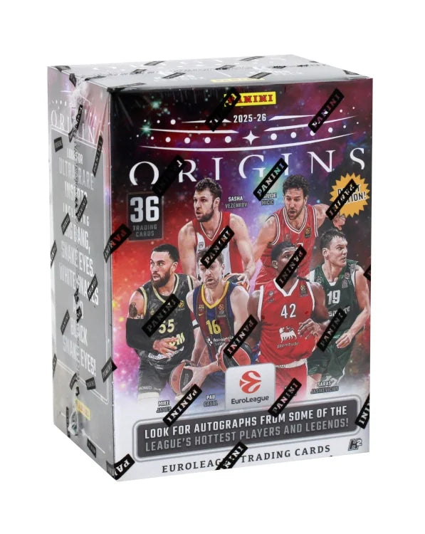 2025-26 Panini Origins EuroLeague Basketball H2 20 Box Case (Ships Sealed Only) - B3