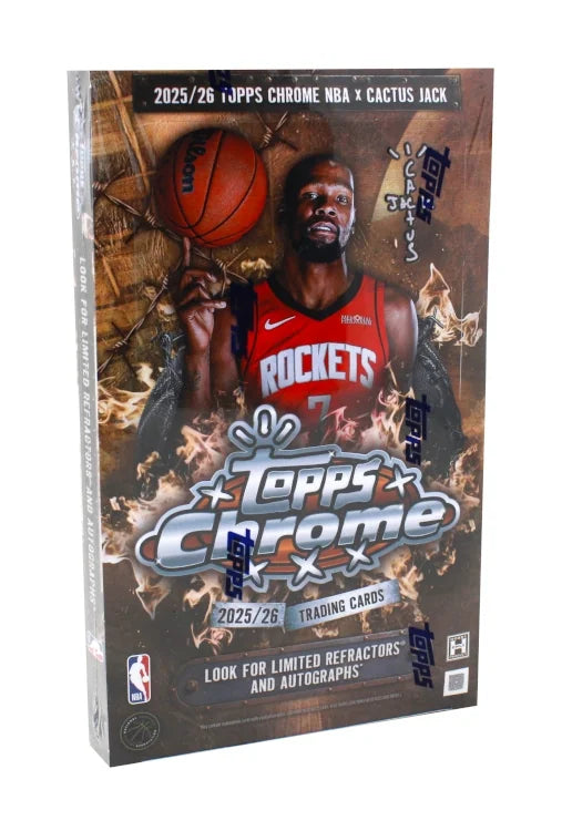 2025-26 Topps Chrome Cactus Jack Basketball Hobby 12 Box Case (Ships Sealed Only) - B5