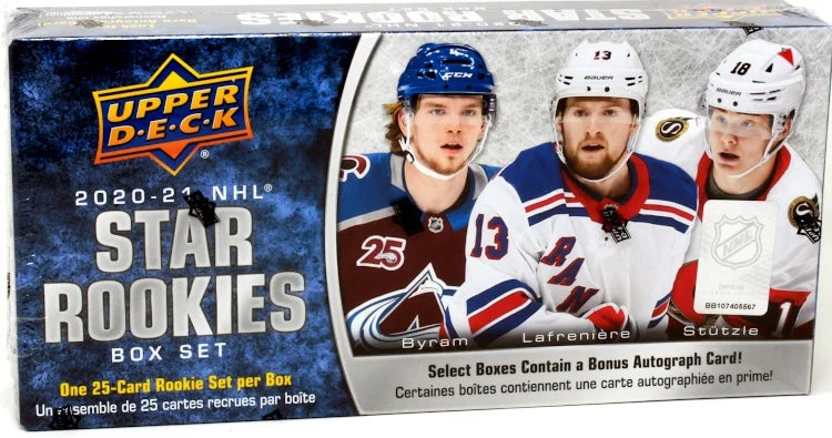 2020-21 Upper Deck Star Rookies Hockey 20 Set Case (Ships Sealed Only) - B5