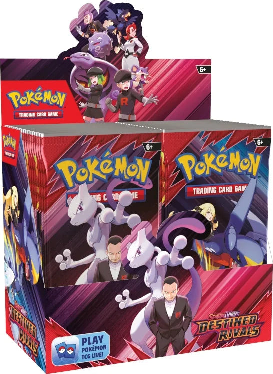 Pokemon Scarlet & Violet Destined Rivals Booster 6 Box Case (Ships Sealed Only) - B3