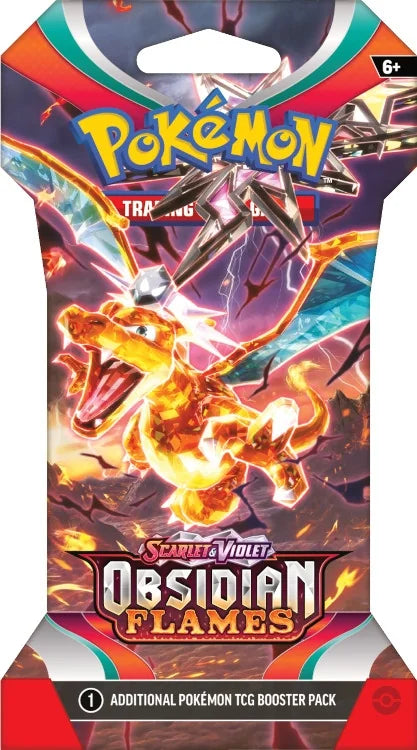 Pokemon Scarlet & Violet Obsidian Flames Blister Pack Case | 144 Packs (Ships Sealed Only)