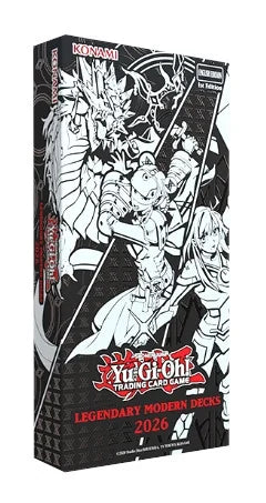 Yugioh 2026 Legendary Modern Decks 12 Box Case (Ships Sealed Only) - B4