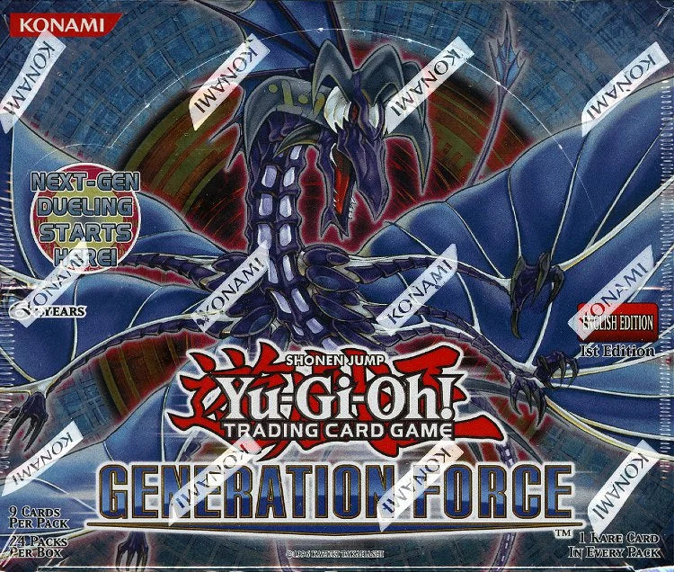 Yu-Gi-Oh Generation Force 1st Edition Booster Case | 12 Boxes (Ships Sealed Only)