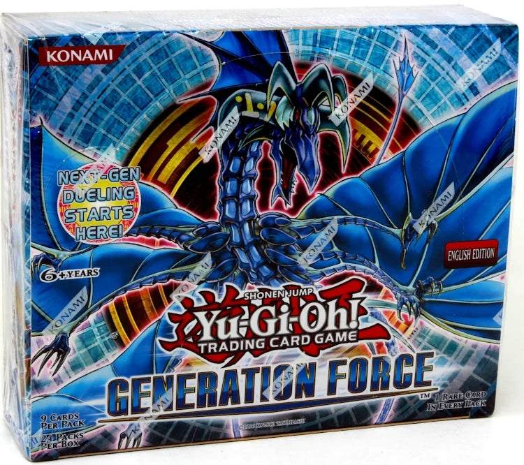 Yu-Gi-Oh Generation Force Unlimited Booster Case | 12 Boxes (Ships Sealed Only)
