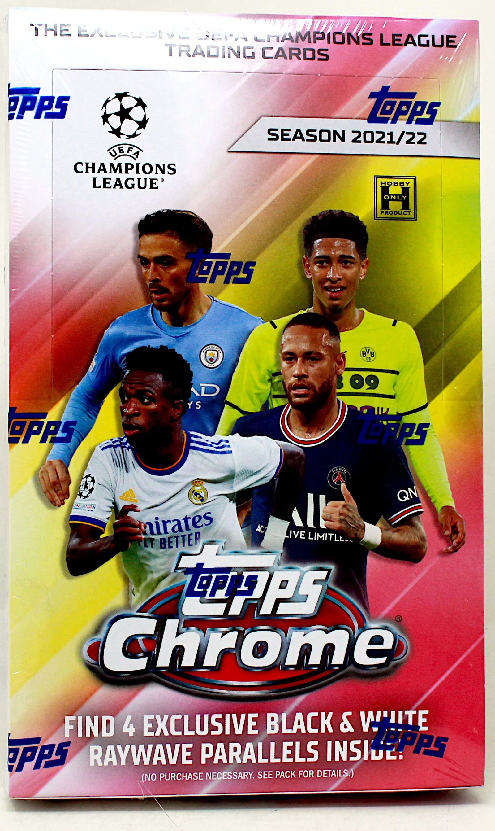 2021-22 Topps UEFA Champions League Chrome Soccer LITE 16 Box Case (Ships Sealed Only)
