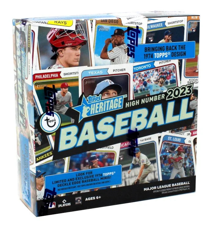 2023 Topps Heritage HIGH Number Baseball Mega 20 Box Case (Ships Sealed Only) - B6
