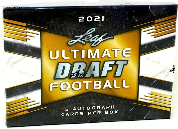2021 Leaf Ultimate Draft Football Hobby 12 Box Case (Ships Sealed Only) - B6
