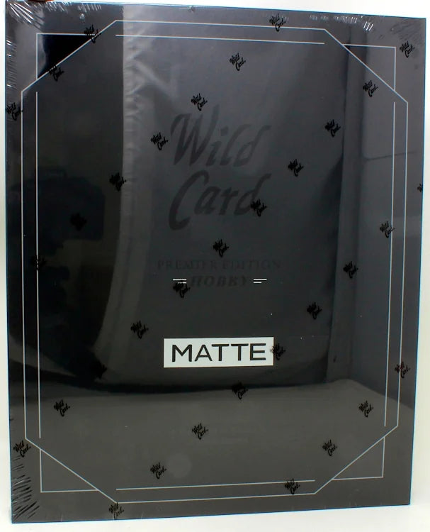 2021 Wild Card MATTE Black Football 4 Box Case (Ships Sealed Only) - B4