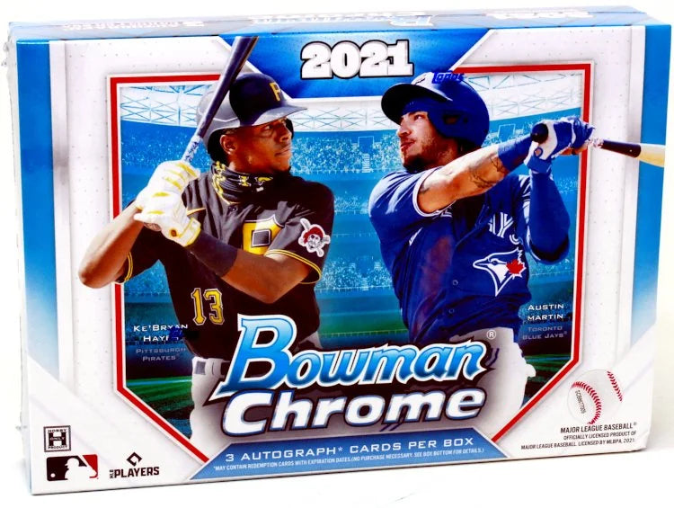 2021 Bowman Chrome Baseball HTA Choice 12 Box Case (Ships Sealed Only) - B6