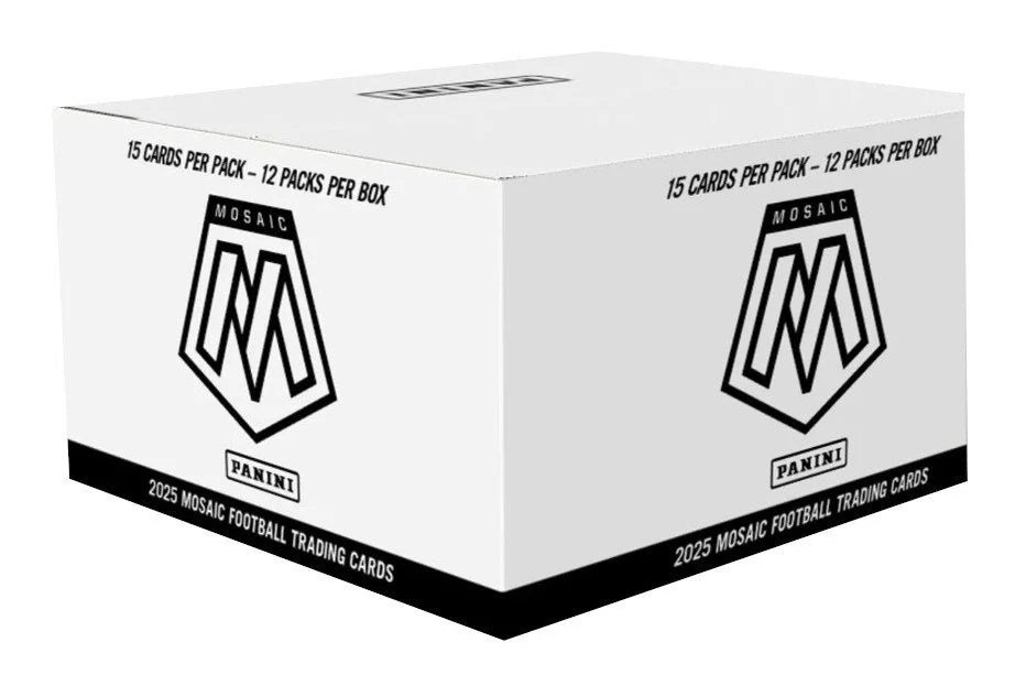 2025 Panini Mosaic Football Fat Pack 12 Box Case (Ships Sealed Only) - B8