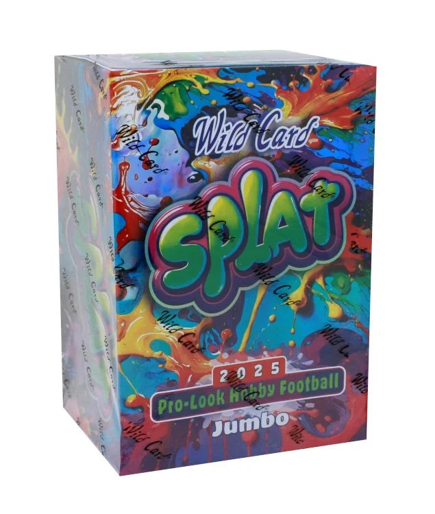 2025 Wild Card Splat Football Hobby Jumbo 20 Box Case (Ships Sealed Only) - B4