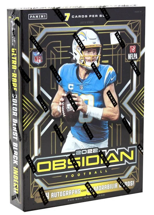2022 Panini Obsidian Football Hobby 12 Box Case (Ships Sealed Only) - B6
