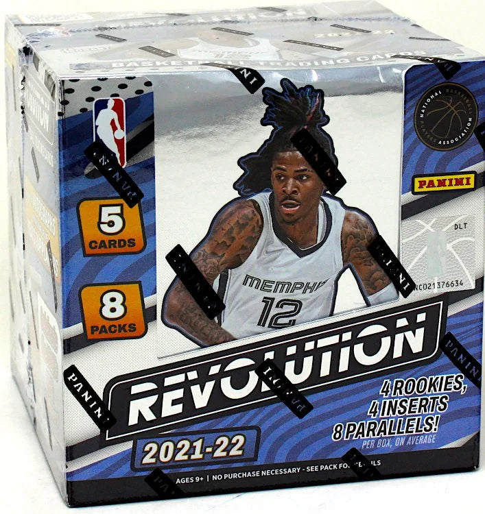 2021-22 Panini Revolution Basketball Hobby 16 Box Case (Ships Sealed Only) - B8