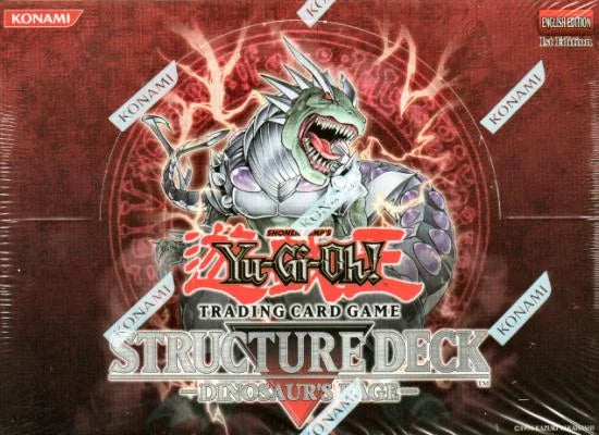 Yu-Gi-Oh Dinosaur's Rage 1st Edition Structure Deck | 12 Box Case (Ships Sealed Only)