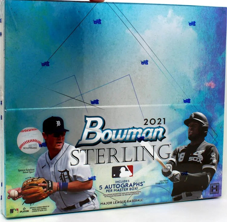 2021 Bowman Sterling Baseball Hobby 12 Box Case (Ships Sealed Only) - B18