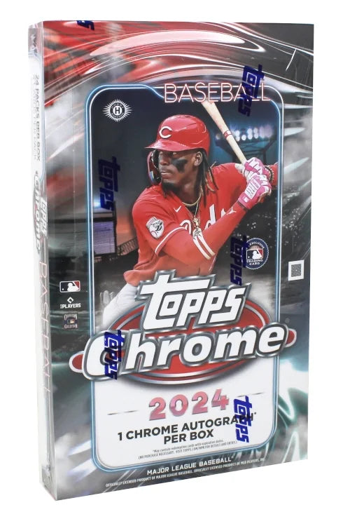 2024 Topps Chrome Baseball Hobby 12 Box Case (Ships Sealed Only) - B7