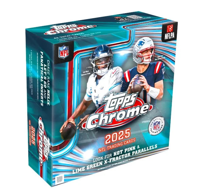 2025 Topps Chrome Football Mega 20 Box Case (Ships Sealed Only) - B3