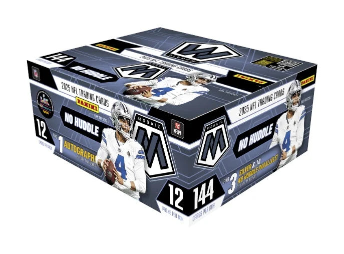 2025 Panini Mosaic Football No Huddle 20 Box Case (Ships Sealed Only) - B6