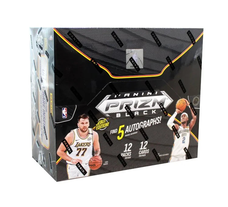 2024-25 Panini Prizm Black Basketball Hobby 12 Box Case (Ships Sealed Only) - B6