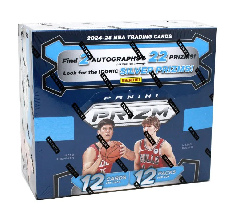 2024-25 Panini Prizm Basketball Hobby 12 Box Case (Ships Sealed Only) - B9
