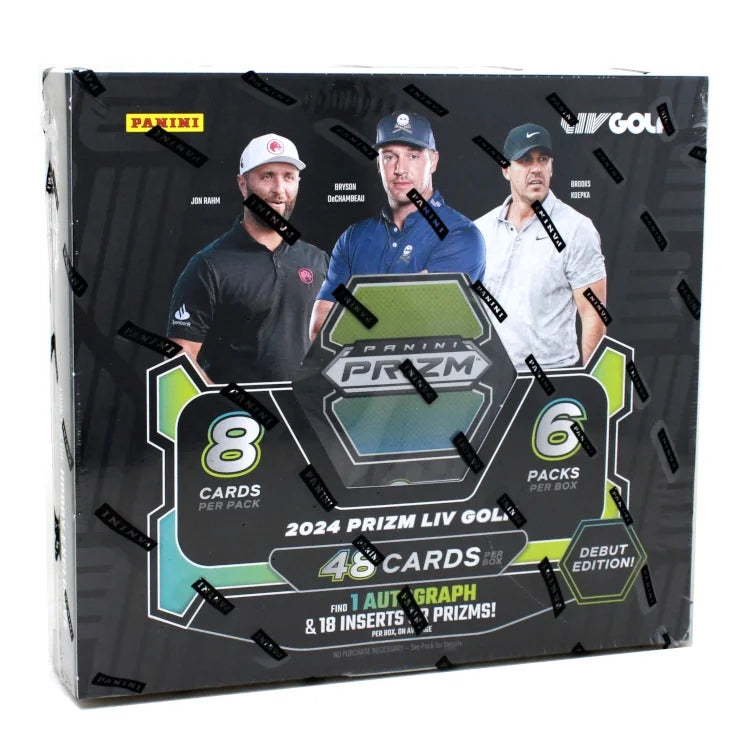 2024 Panini Prizm LIV Golf Hobby 16 Box Case (Ships Sealed Only) - B6