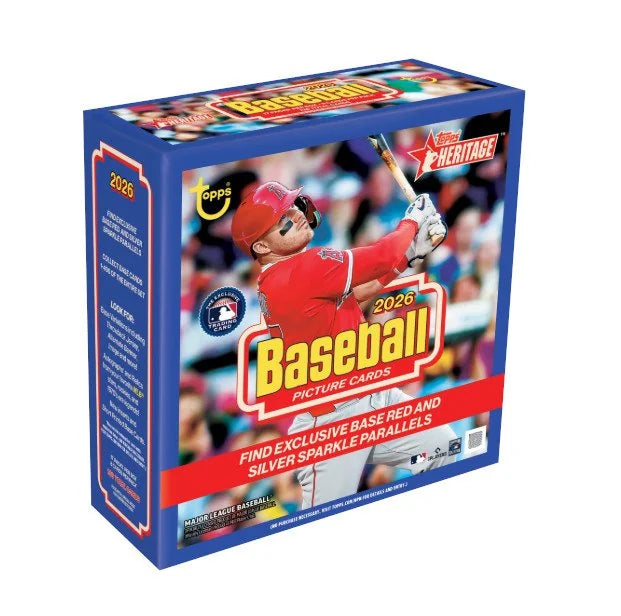 2026 Topps Heritage Baseball Mega 20 Box Case (Ships Sealed Only) - B6