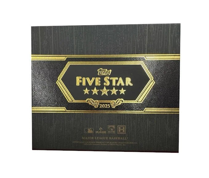 2025 Topps Five Star Baseball Hobby 3 Box Case (Ships Sealed Only) - B8