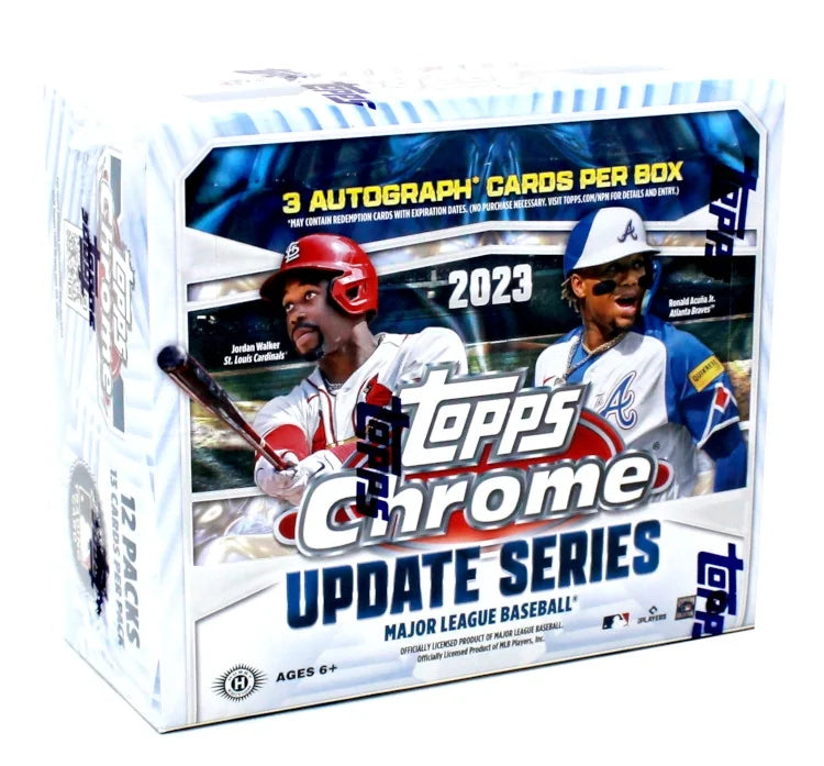 2023 Topps Chrome Update Series Baseball Jumbo 8 Box Case (Ships Sealed Only) - B12
