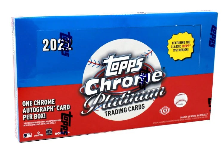 2022 Topps Chrome Platinum Anniversary Baseball Hobby 12 Box Case (Ships Sealed Only) - B9