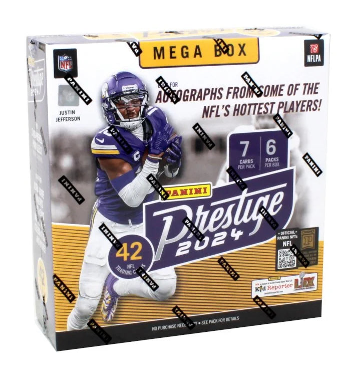 2024 Panini Prestige Football Mega 20 Box Case (Ships Sealed Only) - B8