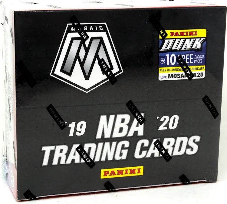 2019-20 Panini Mosaic Basketball Fast Break 20 Box Case (Ships Sealed Only) - B2