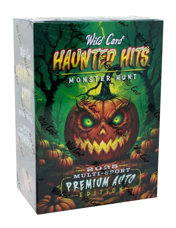 2025 Wild Card Haunted Hits Multi-Sport Premium Auto Edition Jumbo 20 Box Case (Ships Sealed Only) - B6