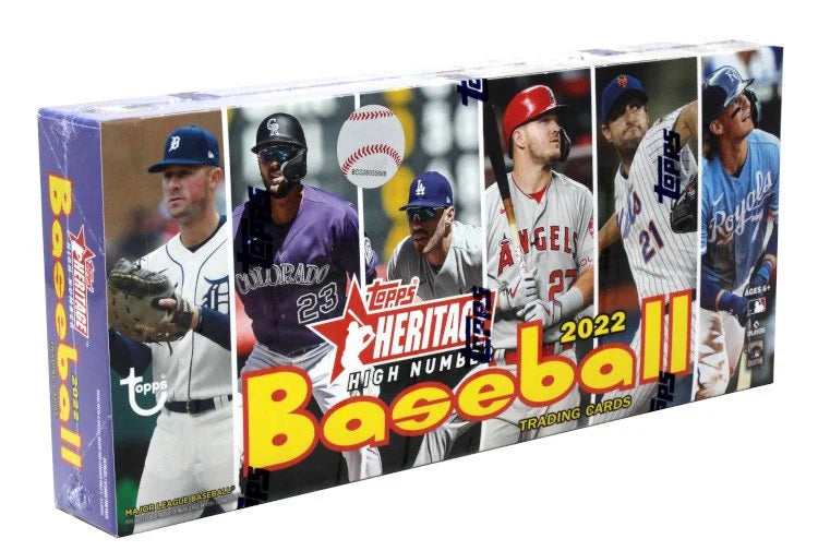2022 Topps Heritage High Number Baseball Hobby 12 Box Case (Ships Sealed Only) - B12