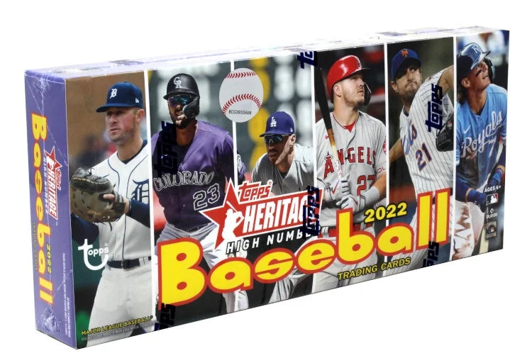2022 Topps Heritage High Number Baseball Hobby 12 Box Case (Ships Sealed Only) - B10
