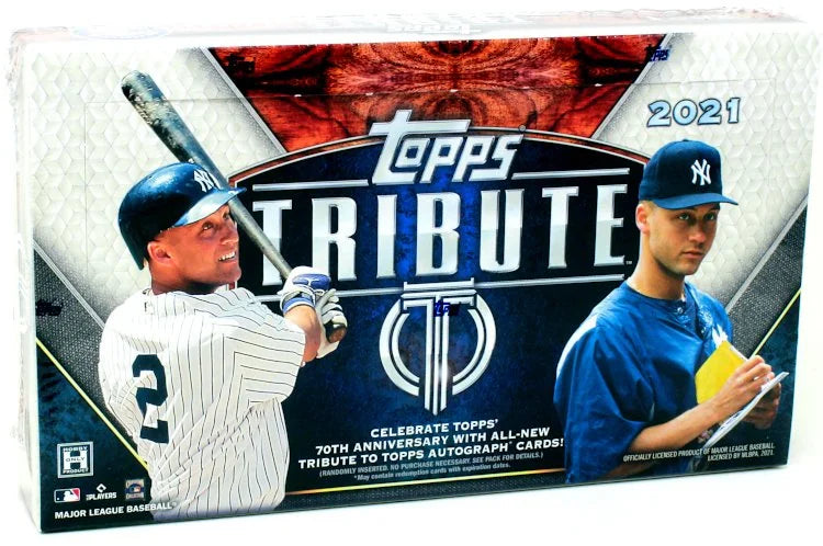 2021 Topps Tribute Baseball Hobby 6 Box Case (Ships Sealed Only) - B16