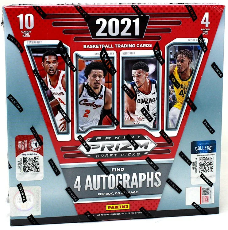 2021-22 Panini Prizm Collegiate Draft Picks Basketball Hobby 16 Box Case (Ships Sealed Only) - B22