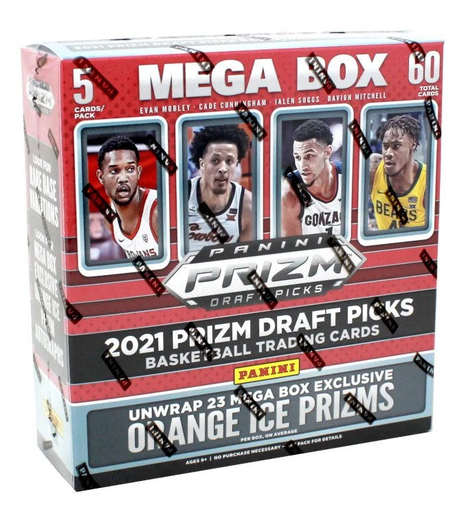 2021-22 Panini Prizm Collegiate Draft Picks Basketball Mega 20 Box Case (Ships Sealed Only) - B10