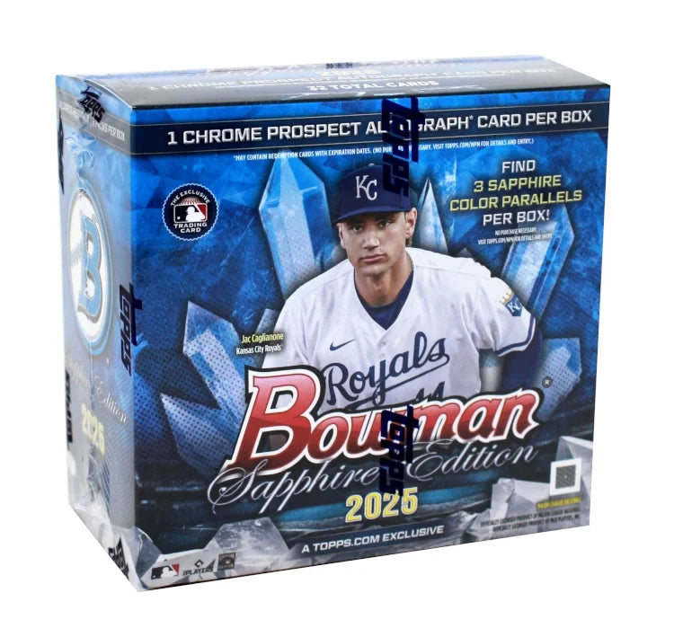 2025 Bowman Baseball Sapphire Edition 10 Box Case (Ships Sealed Only) - B3